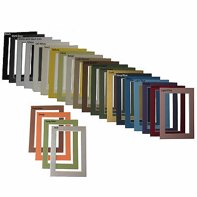 One 5 X 7 5x7 Mat Matte For 4 X 6 4x6 Photo Art Picture Frame - You Choose Color