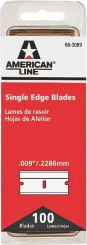 Single Edge Razor Blades Pack Of 100 American Line 66-0089 Brand New 100 Count
