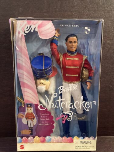 Prince Eric Ken Barbie In The Nutcracker Doll 2001 Mattel 50793 Nrfb