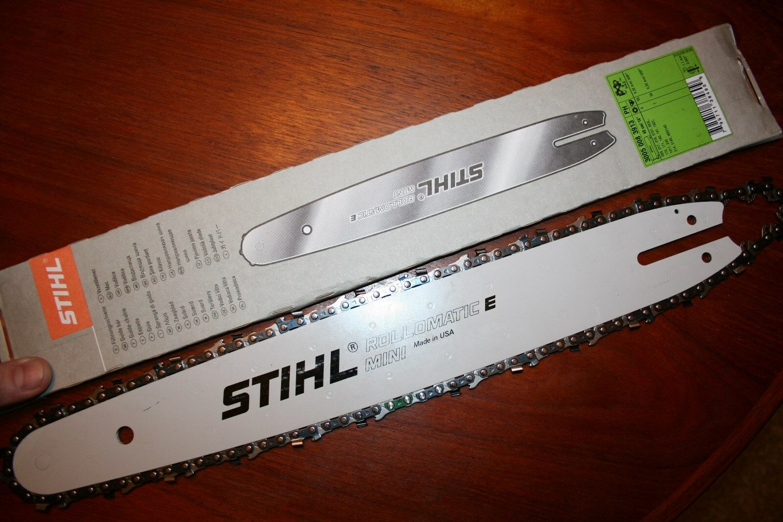 Stihl 16 Inch Bar + Chain For Ms170 - Ms251 3/8 Pitch .043 Gauge 55 Drivers