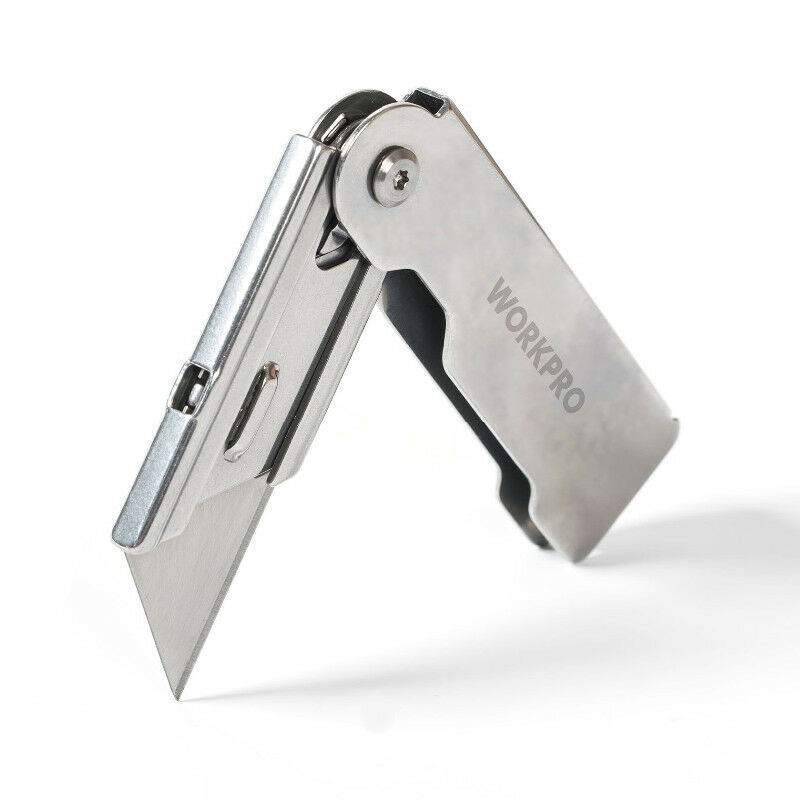 Compact Folding Utility Knife Lock Back Pocket Mini Foldable Quick Change Blade