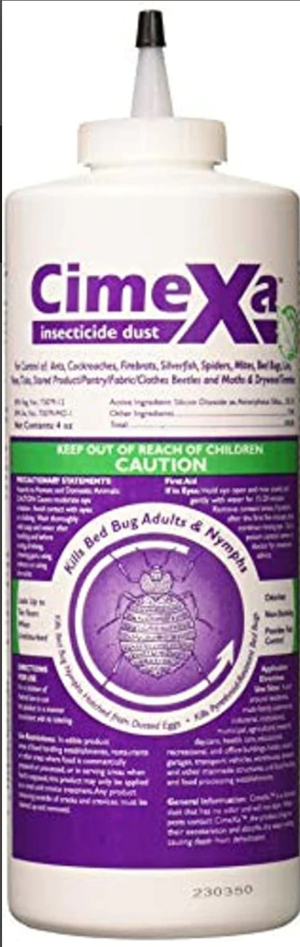 Rockwell Labs Cxid032 Cimexa Dust Insecticide, 4oz, White