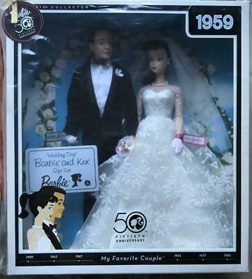 Wedding Day Barbie & Ken Doll Giftset~2009 My Favorite Couple~vintage Repro~nrfb