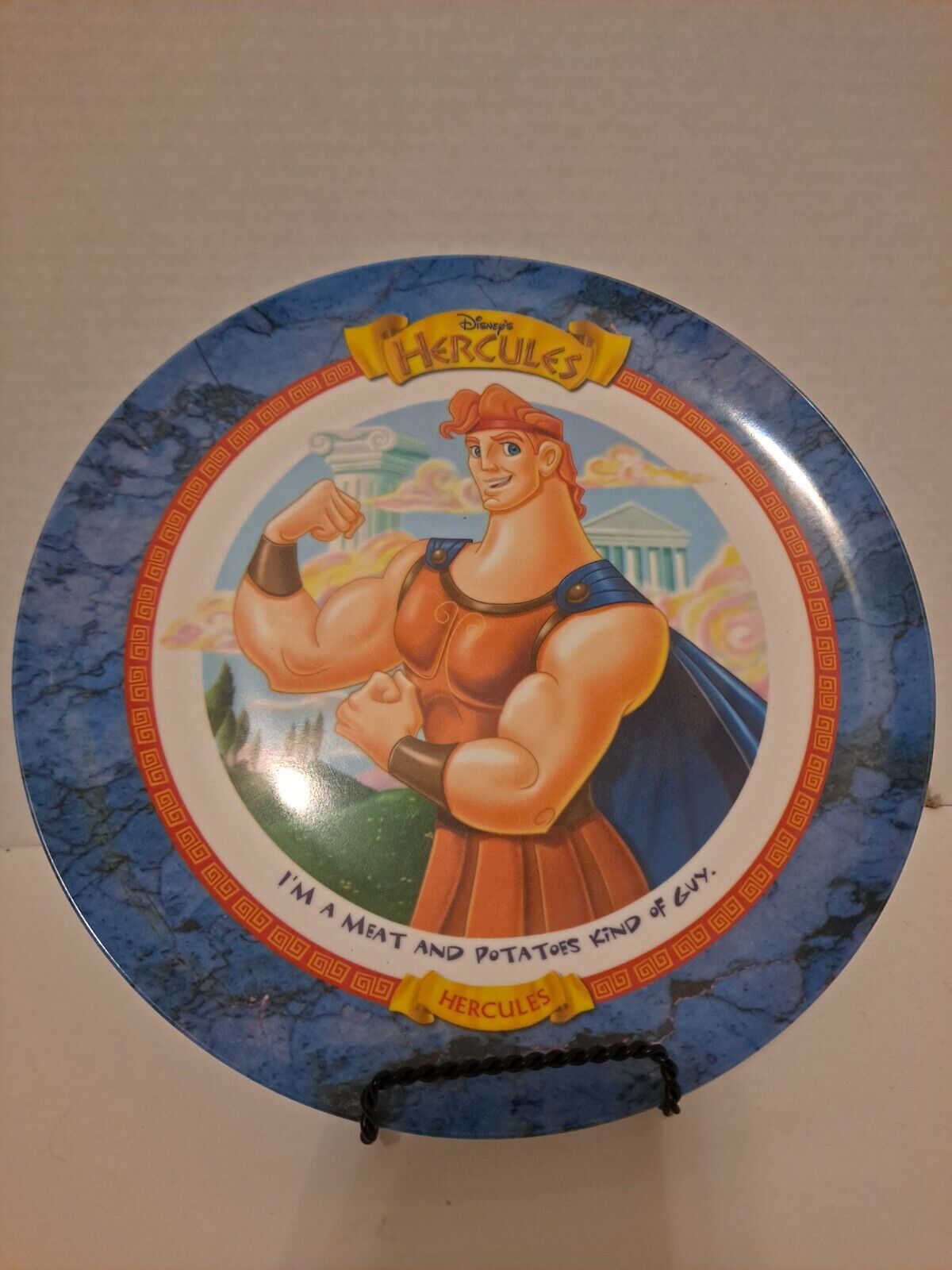Vintage Mcdonalds  Disney Hercules  Collection  Plate  1997 Mcdonald's