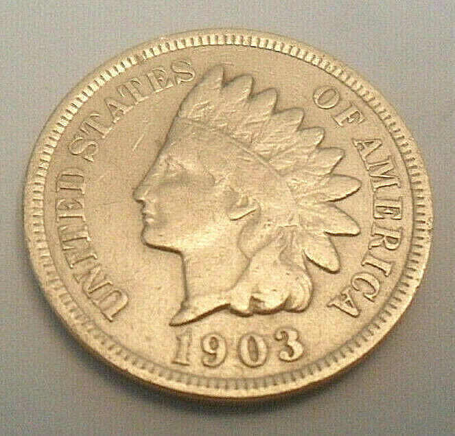 1903 P Indian Head Cent Penny    Sds    **free Shipping**
