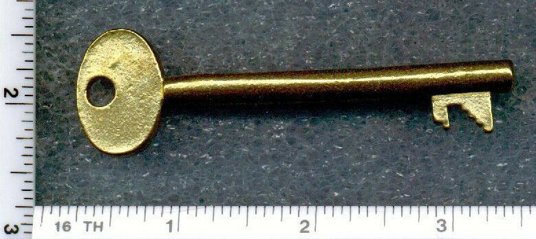 Antique Police Call Box Key - In Use Until The Late 1970's - Collector's Item