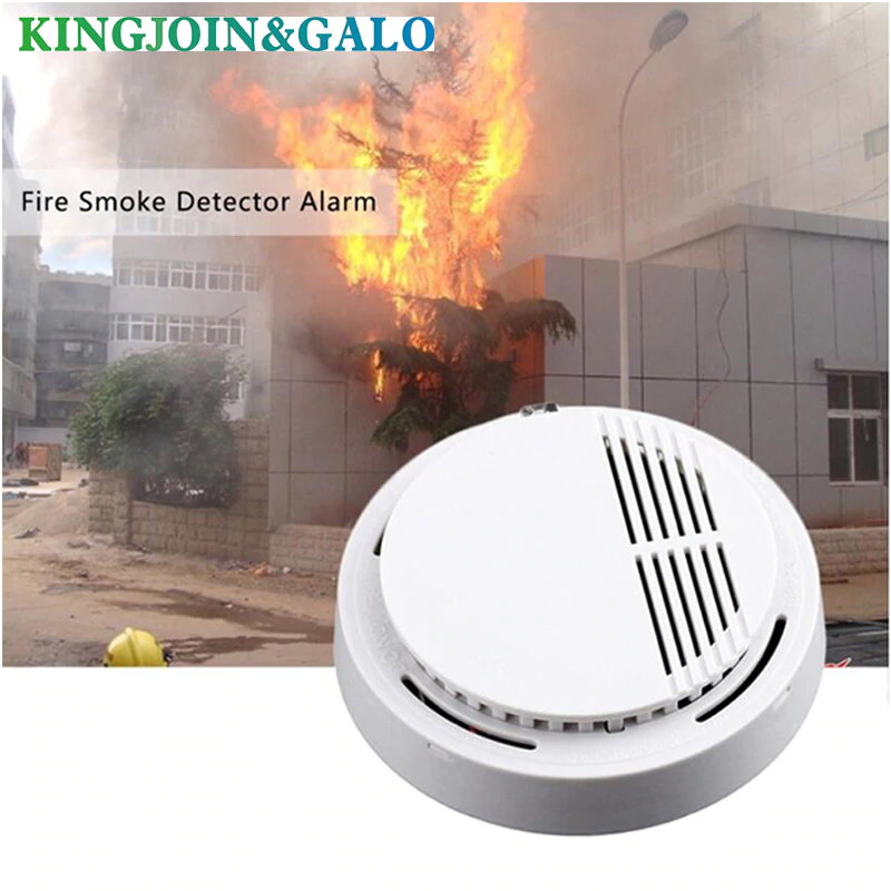 Fire Protection Smoke Detector Portable Alarm Sensors  Home Security Alarm Syste