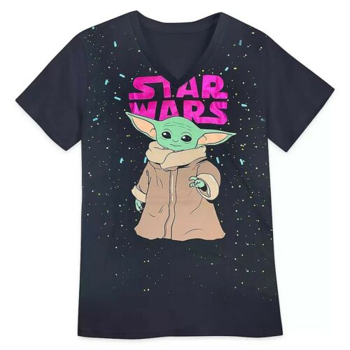 Baby Yoda T-shirt For Women – Star Wars: The Mandalorian- Size Medium