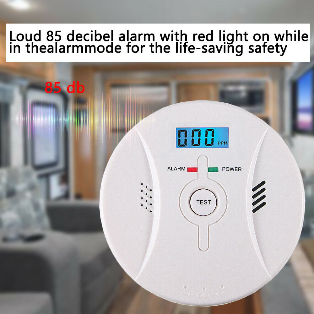 Carbon Monoxide(co) And Smoke 2in1 Combination Detector Alarm - Battery Operated