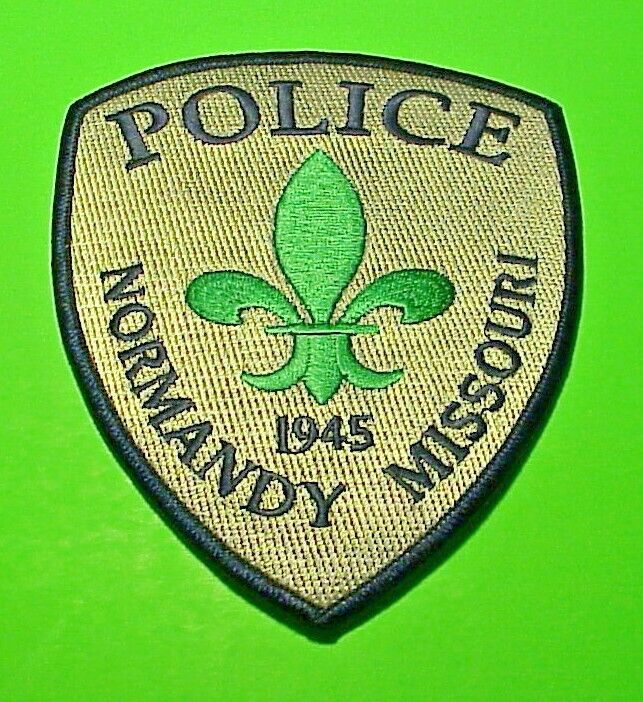 Normandy  Missouri  1945  Mo  Police Patch  4 7/8"  Free Shipping!!!