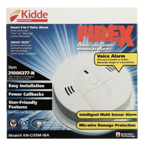 Kidde/firex Kn-cosm-iba Combination Smoke And Carbon Monoxide Alarm(premium)