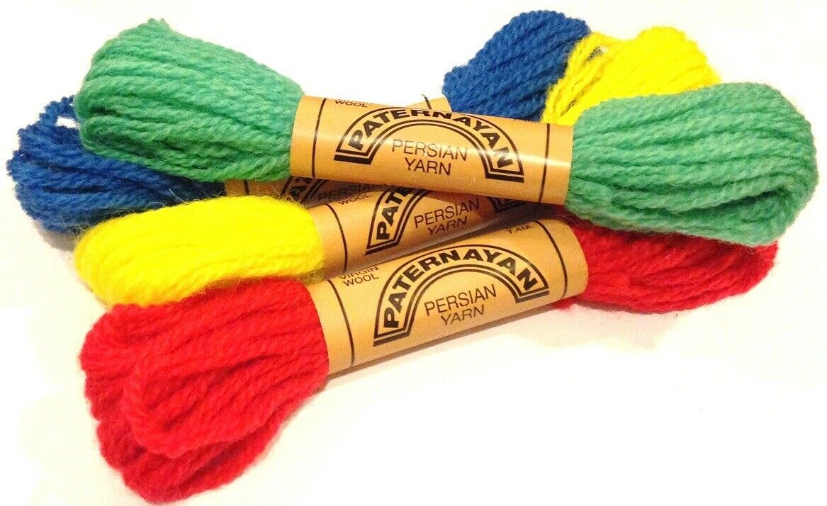 139 Colors Paternayan Persian Wool Yarn 8 Yards 3-ply Needlepoint #650 Thru #972