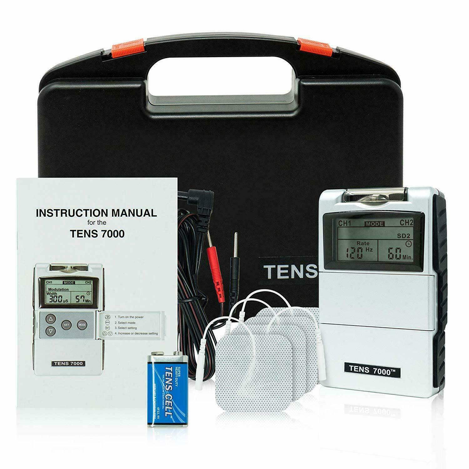 Electrical Stimulation Massage Tens Unit 7000 Machine Muscle Therapy Pain Relief