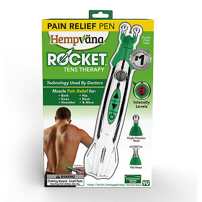 As Seen On Tv Hempvana Rocket Relief Tens Pen Easy To Use Muscle Stimulator For