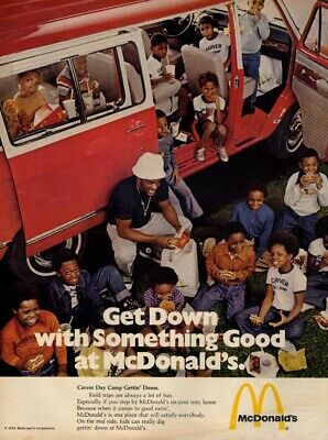 Get Down With Something Good: Mcdonald's Ad 1973 Carver Day Camp Black