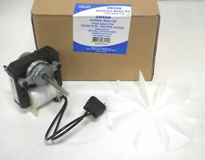 65100 Universal Bathroom Vent Fan Ventilator Motor 50cfm For Sm550 C65878 Vfm100