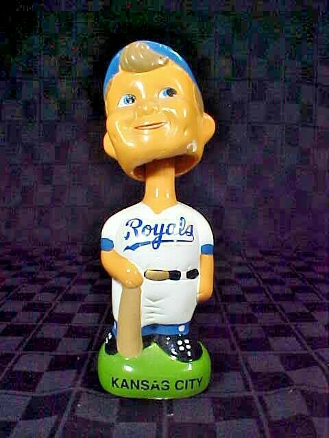 Mlb Kansas City Royals 1998 Vintage Chalk Ware Bobblehead