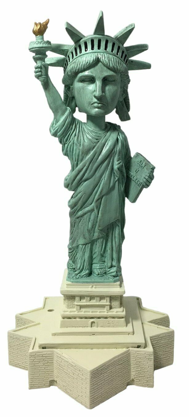 Statue Of Liberty Green Version Singing National Anthem Bobblehead