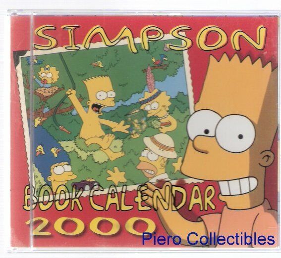 Simpsons Livre Calendrier 2000 Le Vieux Calendrier