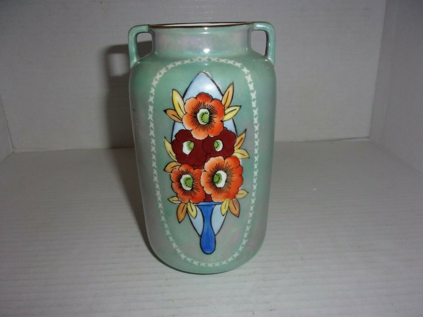 1924 Japan Nippon Lustreware Vase