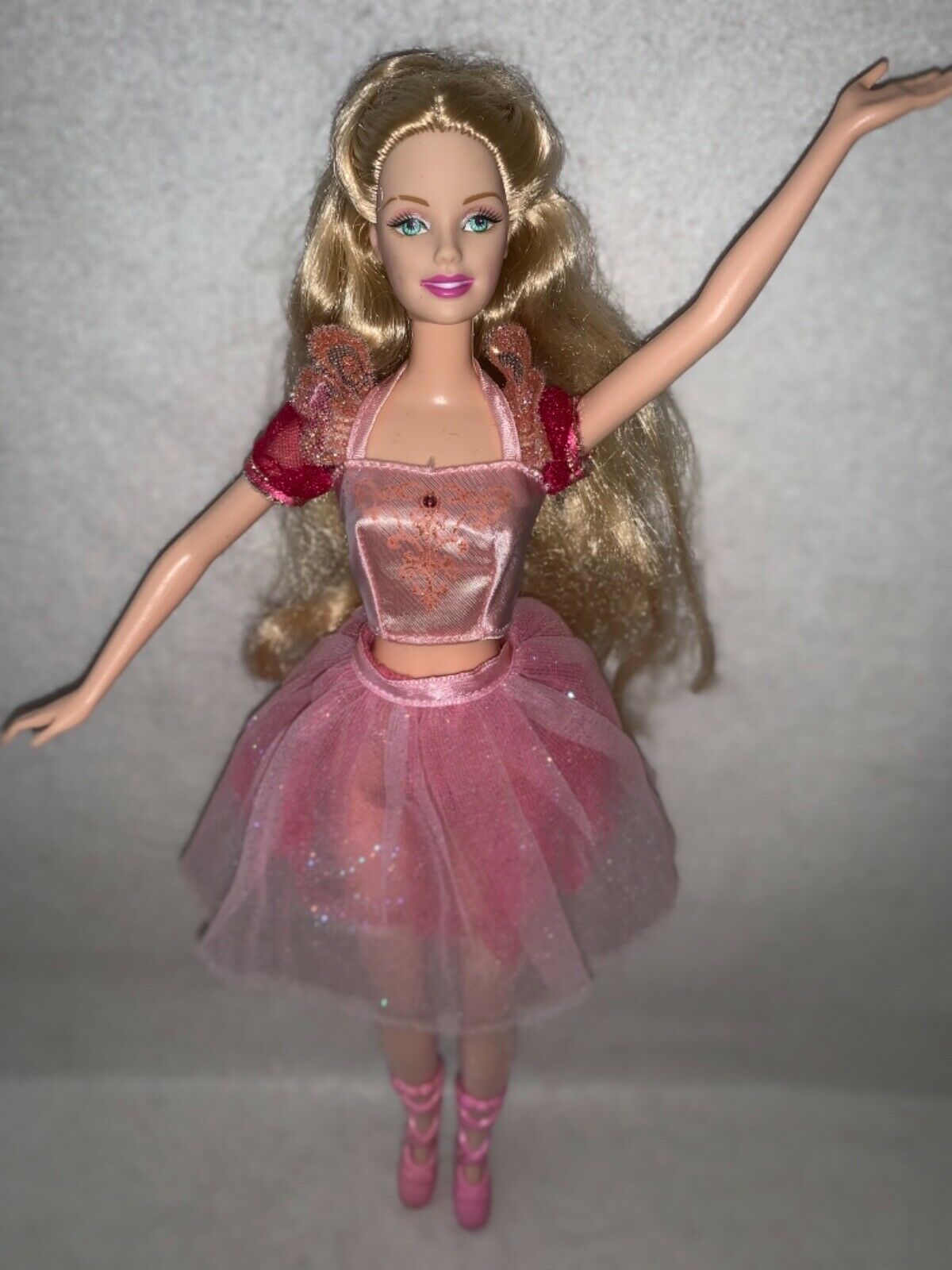 Mattel Barbie As The Nutcracker Clara Sugarplum Ballerina Doll Excellent