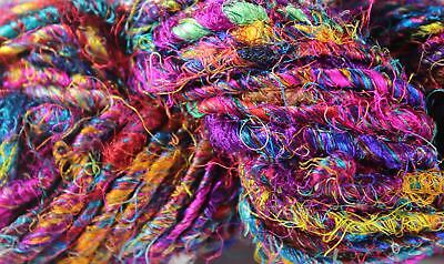Recycled Sari Silk Yarn - Multicolor