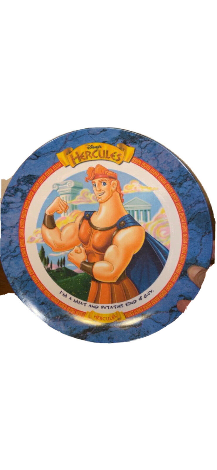 Disney Hercules Hercules Mcdonald's Collectors Melamine Plate 1997 Vintage 9.5”