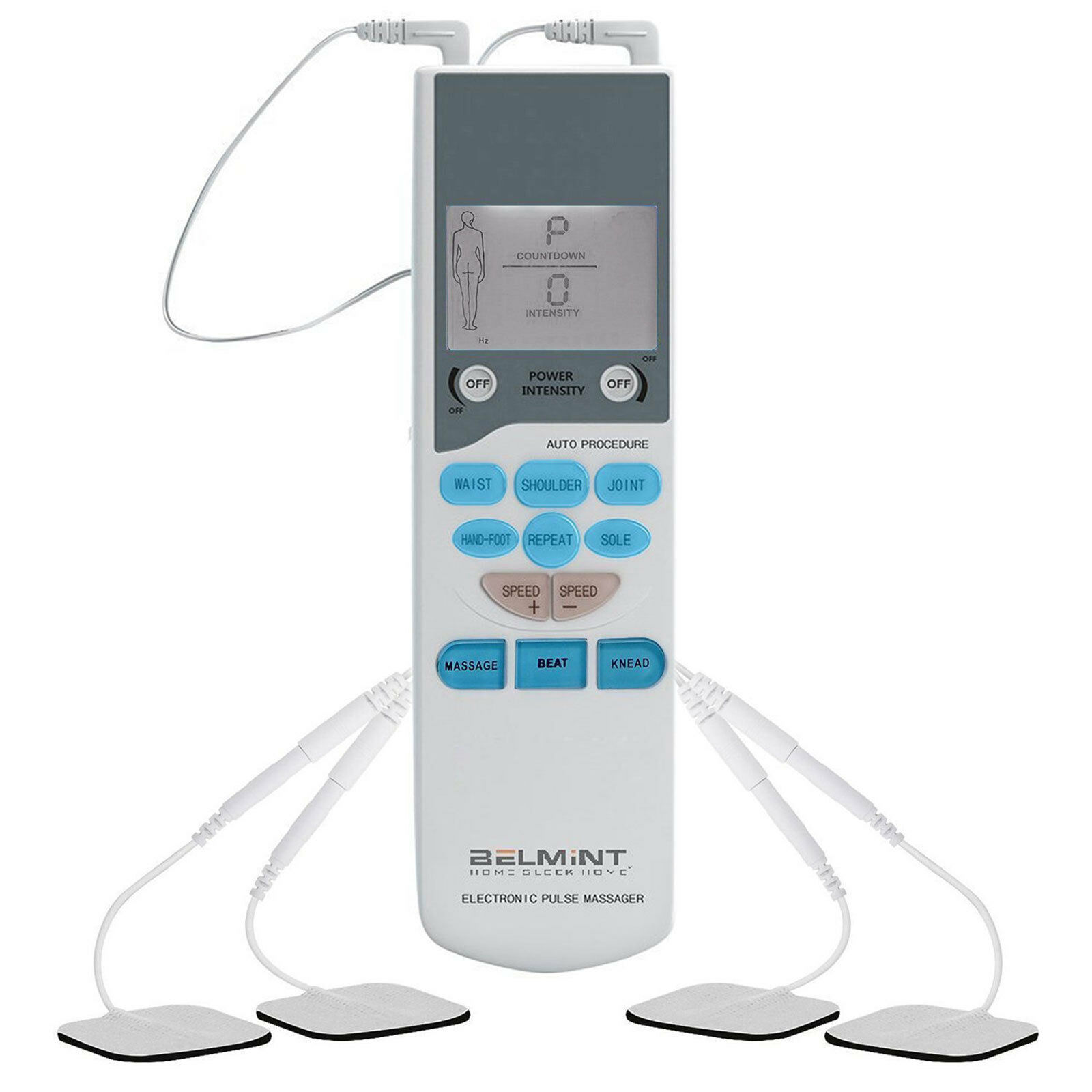 Tens Unit Electronic Pulse Massager, Muscle Stimulator For Therapy Pain Relief