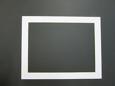 Picture Framing Mats 11x14 For 10x13 Photo White Rectangle Opening
