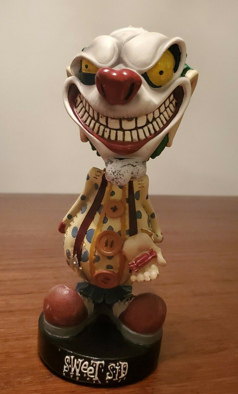 Sweet Sid Carnevil Creeps Scary Clown Bobblehead