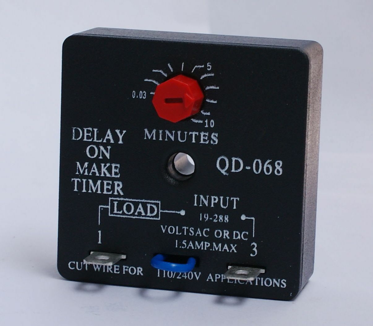 Hvac Timer Qd-068 Delay On Make Timer 0.03~10 Minutes Fits Adm-2, Td69, Icm102